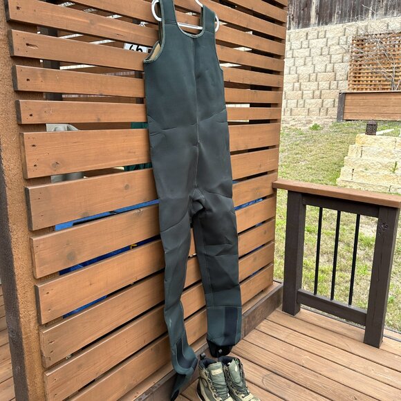 HODGMAN Men's Neoprene Chest Waders and Fishing Boots - Picture 8 of 16